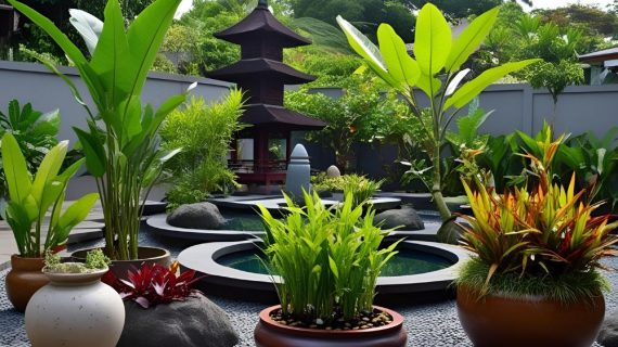 Pembuatan Taman Kering yang Estetik