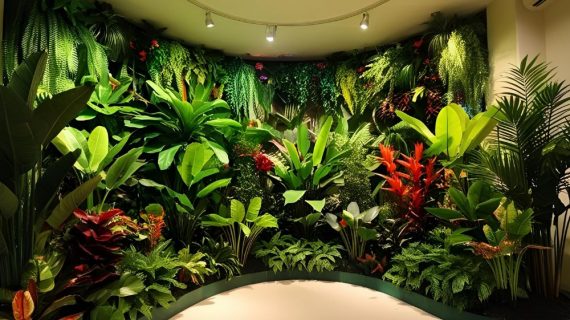 Taman Artificial Indoor dalam Ruangan yang Estetik dan Praktis