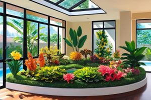 Taman Buatan di Dalam Rumah