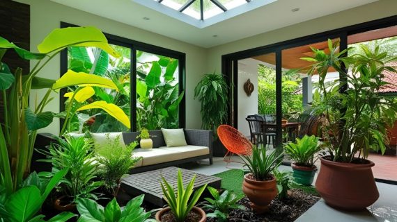 Taman Kering Minimalis di Lahan Sempit