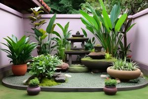 Taman Mini di Halaman Rumah