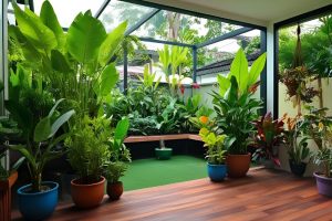 Taman Tropis Modern