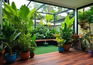 Taman Tropis Modern