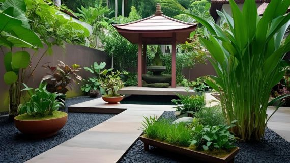 Taman Zen Garden Ketentraman dalam Lanskap Bergaya Jepang