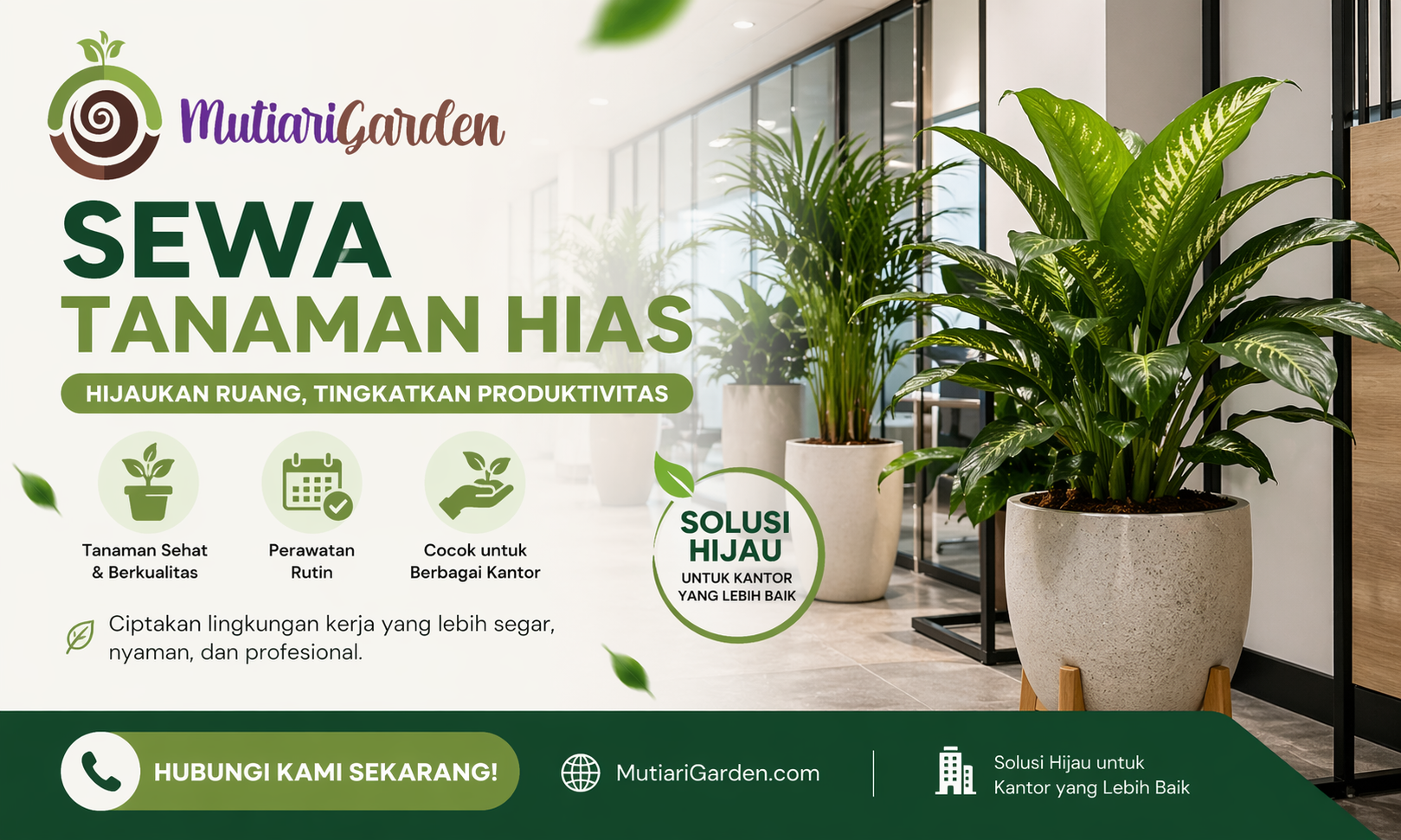 sewa tanaman hias untuk kantor di jakarta